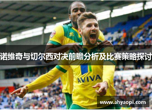 诺维奇与切尔西对决前瞻分析及比赛策略探讨